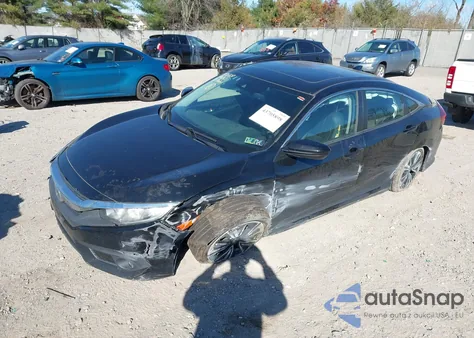 2016 Honda Civic Ex-L from USA, damaged, VIN 19XFC1F83GE022970